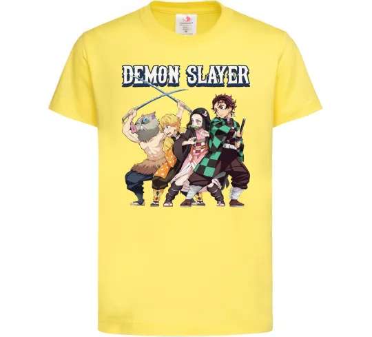 Детская футболка Demon Slayer Лимонный фото
