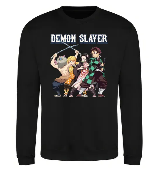 Свитшот Demon Slayer Черный фото