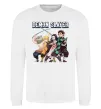 Свитшот Demon Slayer Белый фото
