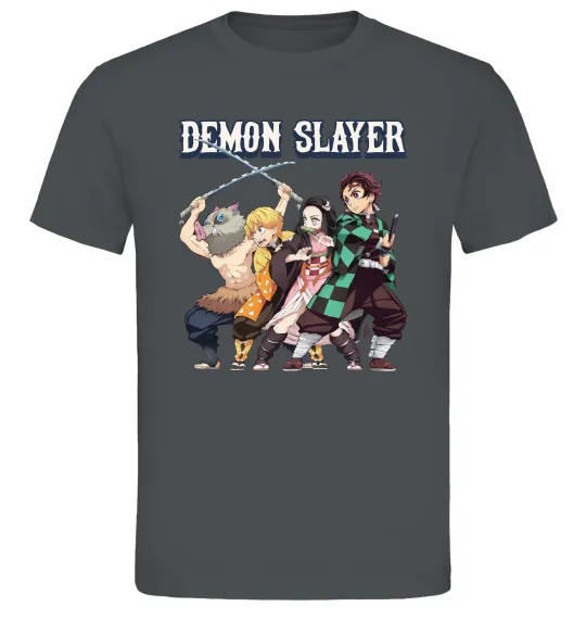 Мужская футболка Demon Slayer Графит фото