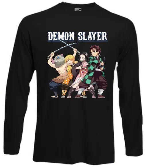Лонгслив Demon Slayer Черный фото