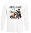 Лонгслив Demon Slayer Белый фото