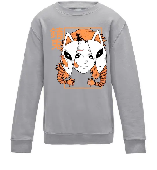 Детский Свитшот Вбивця демонів Сото Серый меланж фото