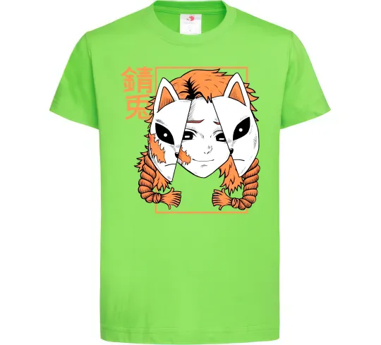 Детская футболка Вбивця демонів Сото Лаймовый фото