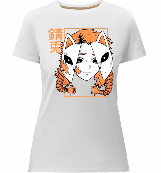 Женская премиум футболка Вбивця демонів Сото Белый фото