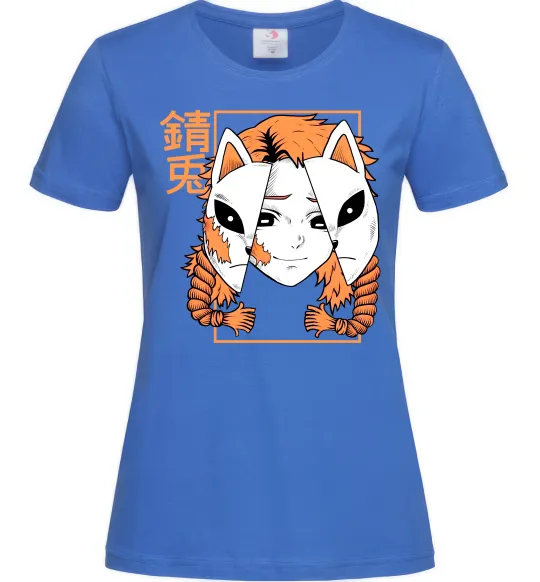 Женская футболка Вбивця демонів Сото Ярко-синий фото