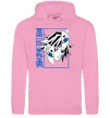 Жіноча толстовка (худі) Клинок який знищує демонів Томіока Рожевий фото