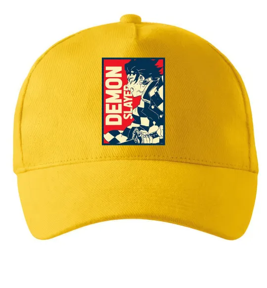 Кепка Demon Slayer art Сонячно жовтий фото