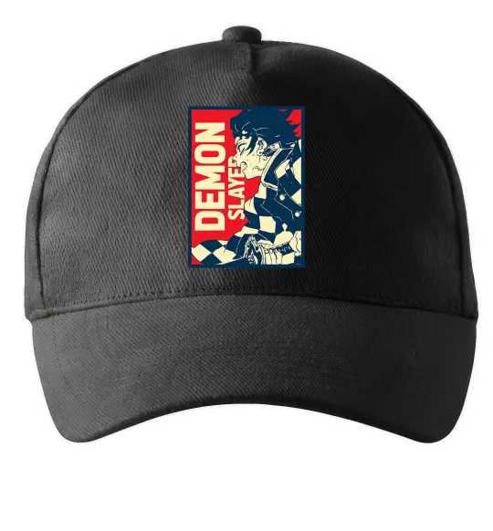 Кепка Demon Slayer art Чорний фото