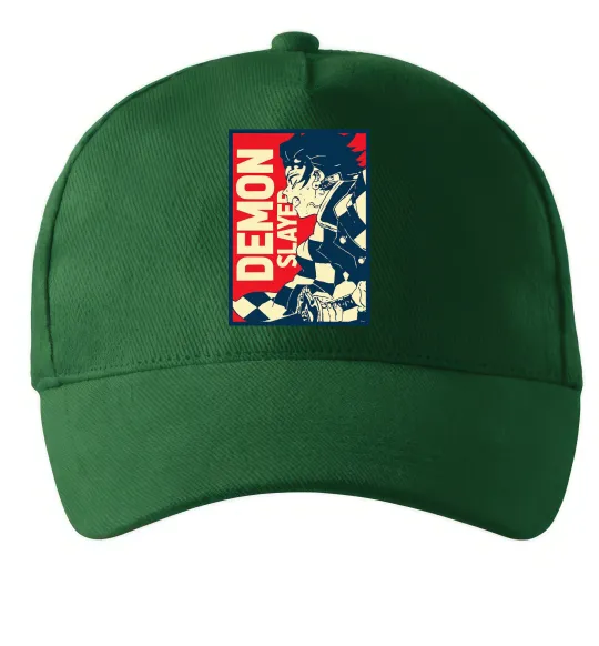 Кепка Demon Slayer art Темно-зелений фото