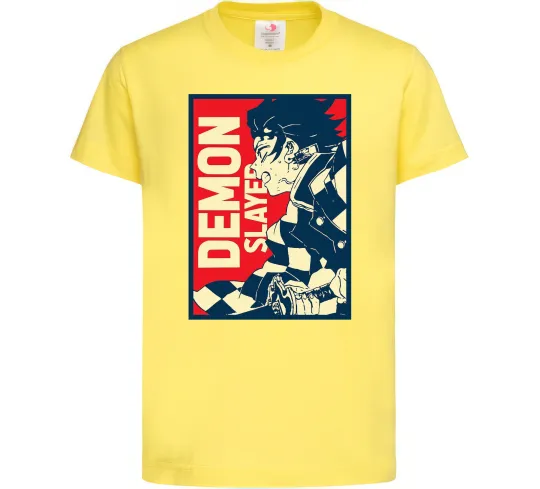 Детская футболка Demon Slayer art Лимонный фото