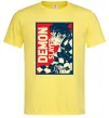 Мужская футболка Demon Slayer art Лимонный фото