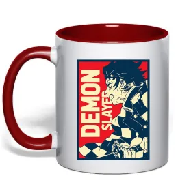 Чашка с цветной ручкой