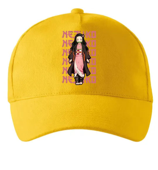 Кепка Nezuko Demon Slayer Солнечно желтый фото