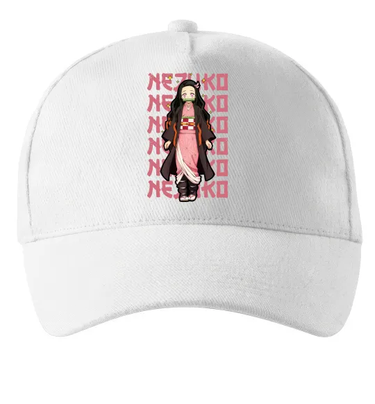 Кепка Nezuko Demon Slayer Белый фото