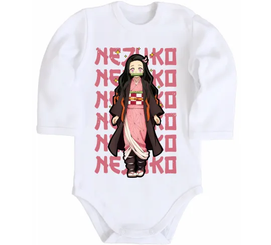 Дитячий бодік Nezuko Demon Slayer Білий фото