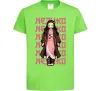 Детская футболка Nezuko Demon Slayer Лаймовый фото