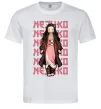 Мужская футболка Nezuko Demon Slayer Белый фото