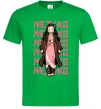 Мужская футболка Nezuko Demon Slayer Зеленый фото