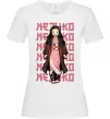 Женская футболка Nezuko Demon Slayer Белый фото