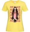 Женская футболка Nezuko Demon Slayer Лимонный фото