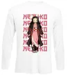 Лонгслив Nezuko Demon Slayer Белый Лонгслив Nezuko Demon Slayer Белый фото