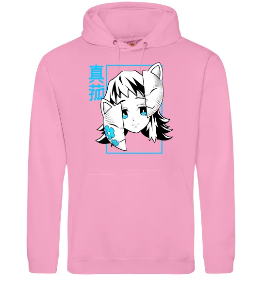 Мужская толстовка (худи) Макомо Demon Slayer Розовый фото