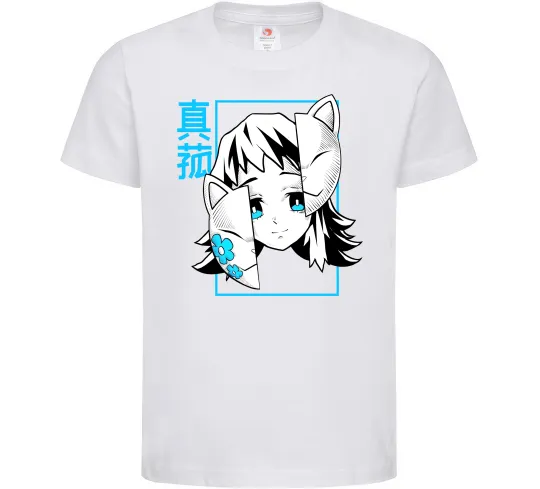 Детская футболка Макомо Demon Slayer Белый фото