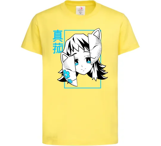 Детская футболка Макомо Demon Slayer Лимонный фото