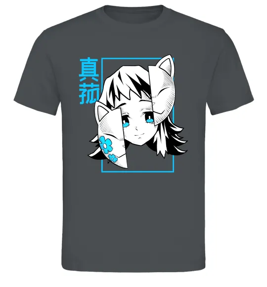 Мужская футболка Макомо Demon Slayer Графит фото