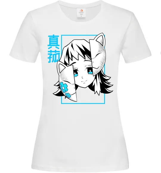 Женская футболка Макомо Demon Slayer Белый фото