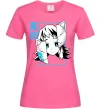 Женская футболка Макомо Demon Slayer Ярко-розовый фото