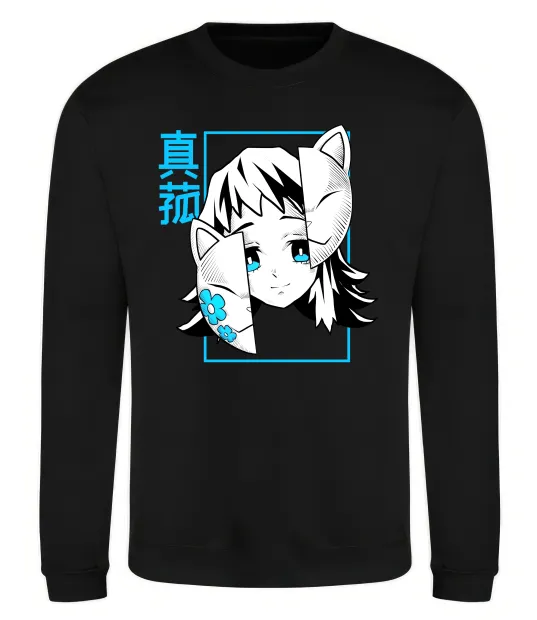 Свитшот Макомо Demon Slayer Черный фото