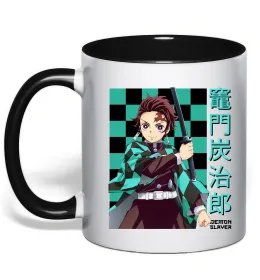 Чашка с цветной ручкой