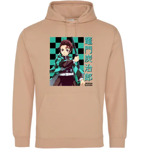 Чоловіча толстовка (худі) Амадо Танджиро Пісочний фото