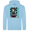 Мужская толстовка (худи) Амадо Танджиро Голубой фото