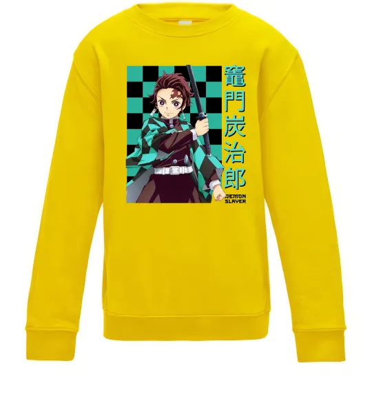 Детский Свитшот Амадо Танджиро Солнечно желтый фото
