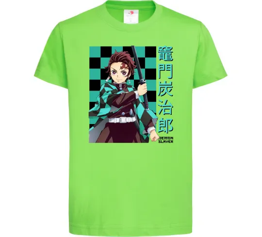 Дитяча футболка Амадо Танджиро Лаймовий фото