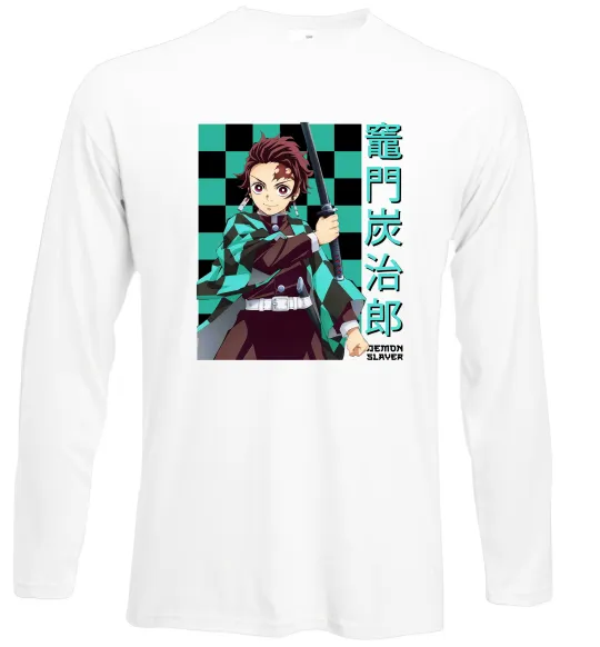 Лонгслив Амадо Танджиро Белый фото