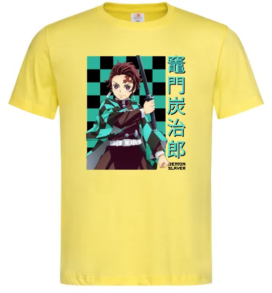 Мужская футболка Амадо Танджиро Лимонный фото