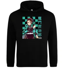 Мужская толстовка (худи) Амадо Танджиро Черный фото
