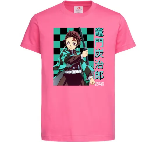 Дитяча футболка Амадо Танджиро Яскраво-рожевий фото