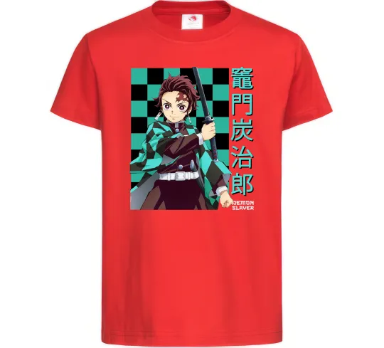 Дитяча футболка Амадо Танджиро Червоний фото