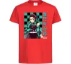 Дитяча футболка Амадо Танджиро Червоний фото