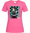 Женская футболка Амадо Танджиро Ярко-розовый фото