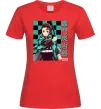 Женская футболка Амадо Танджиро Красный фото