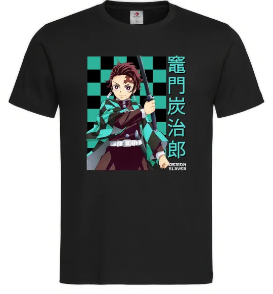 Мужская футболка Амадо Танджиро Черный фото