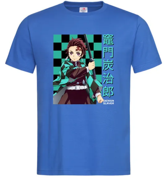 Мужская футболка Амадо Танджиро Ярко-синий фото