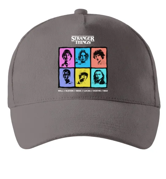 Кепка Stranger Things photos Серый фото