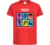 Дитяча футболка Stranger Things photos Червоний фото